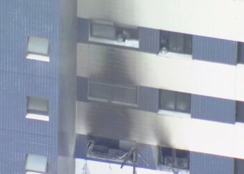 Incêndio atinge apartamento no bairro Buritis, em BH