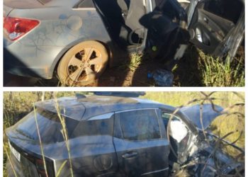 Criança de 10 anos e homem morrem em acidente entre dois carros na LMG-628, em Unaí